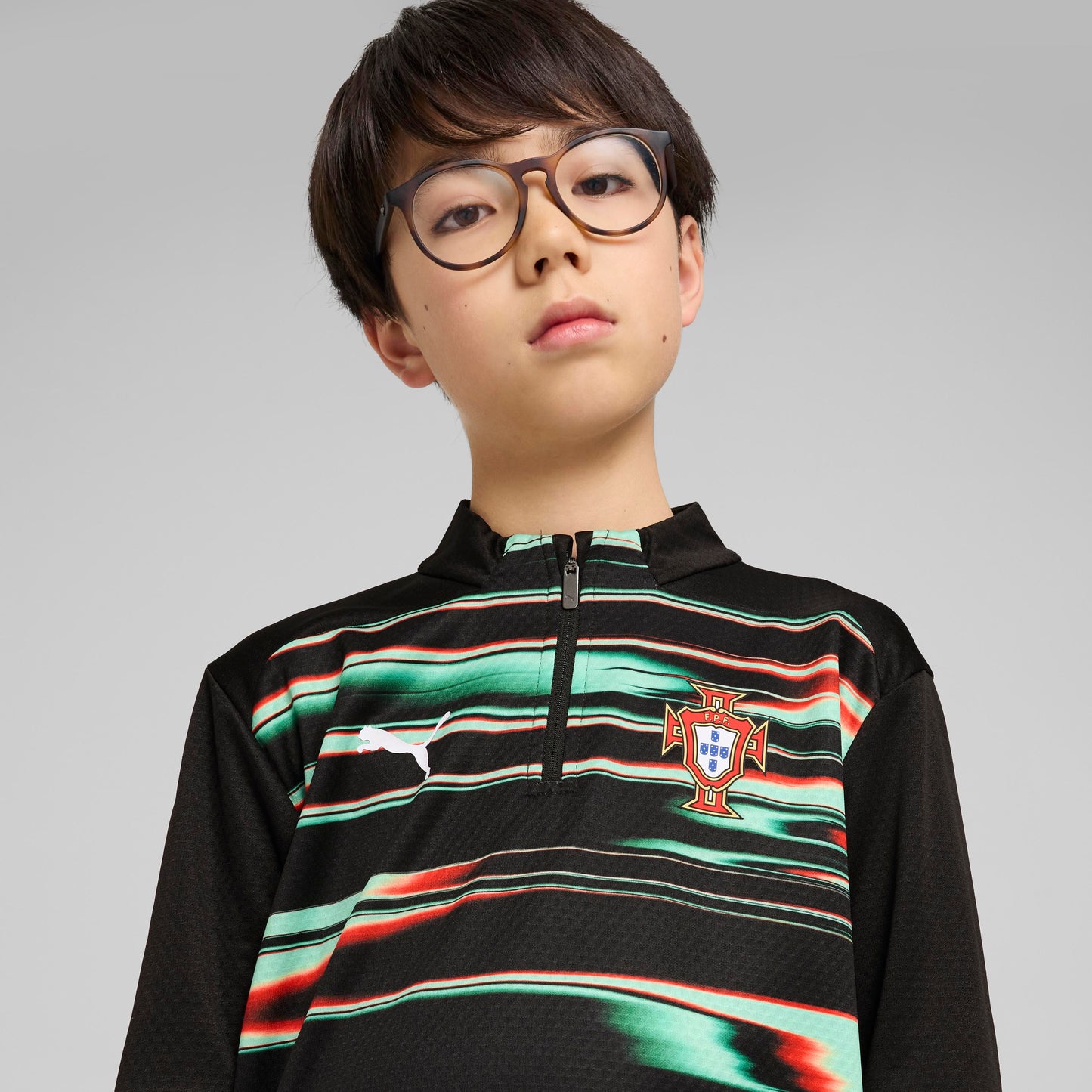 Portugal FPF Pre-Match 1/4 Zip Top 2025 Junior